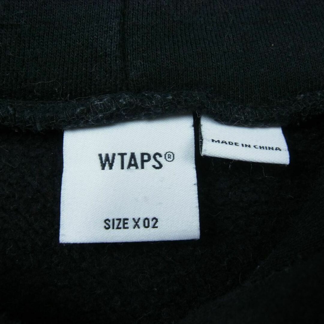 W)taps(ダブルタップス)のWTAPS ダブルタップス 20AW x VANS VAULT PULLOVER HOODY SWEAT MOSH PIT バンズ クロスボーン プルオーバー パーカー ブラック系 02【中古】 メンズのトップス(パーカー)の商品写真