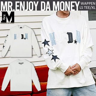 MR.ENJOY DA MONEY 正規品 男女兼用 ワッペン ロゴ 長袖 XL(Tシャツ/カットソー(七分/長袖))