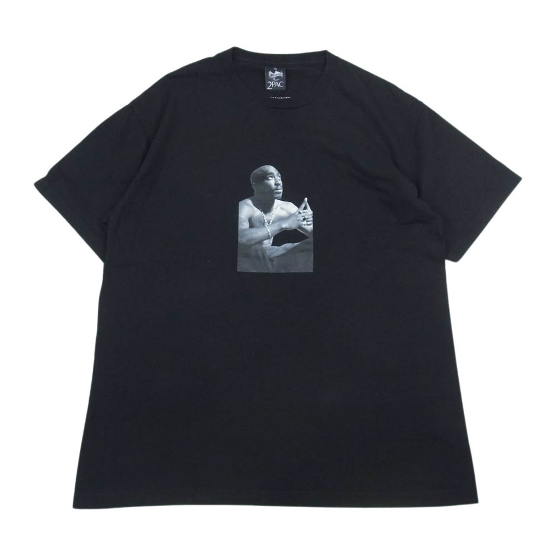 WACKO MARIA(ワコマリア)のWACKO MARIA ワコマリア TUPAC CREW NECK T-SHIRT TYPE 1 トゥーパック 半袖Tシャツ ブラック系【中古】 メンズのトップス(シャツ)の商品写真