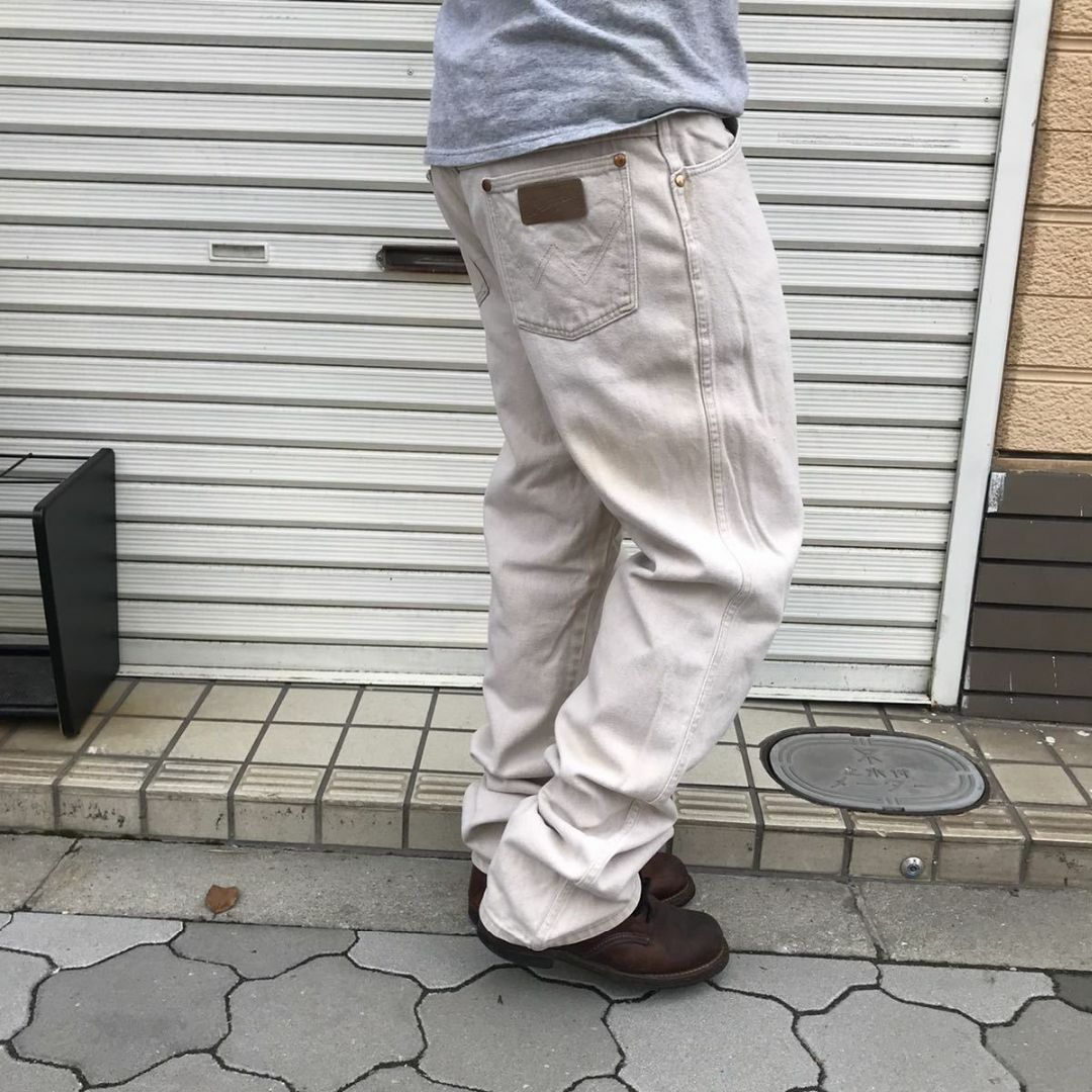 Wrangler - 希少 90s Wrangler ラングラー 936TAN ベージュ デニム の