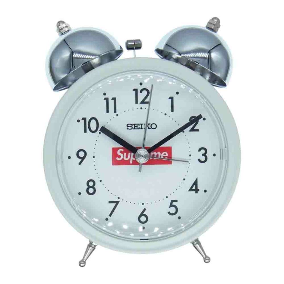 Supreme シュプリーム 置時計 22AW × Seiko セイコー Alarm Clock アラーム クロック 時計 ホワイト系【新古品】【未使用】【中古】