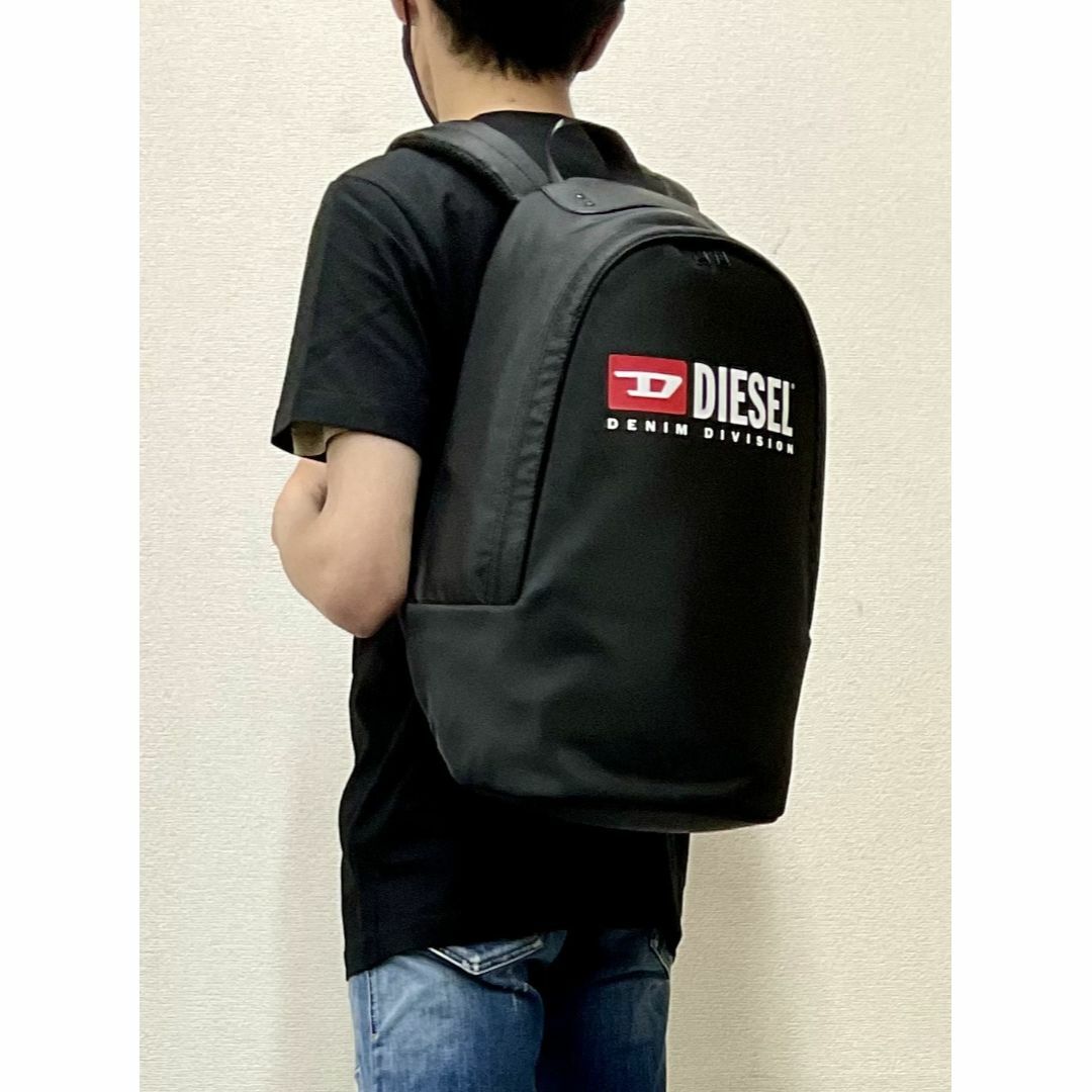 DIESEL(ディーゼル)のディーゼル　バックパック 0323　ブラック　ロゴ　新品　X09550 メンズのバッグ(バッグパック/リュック)の商品写真