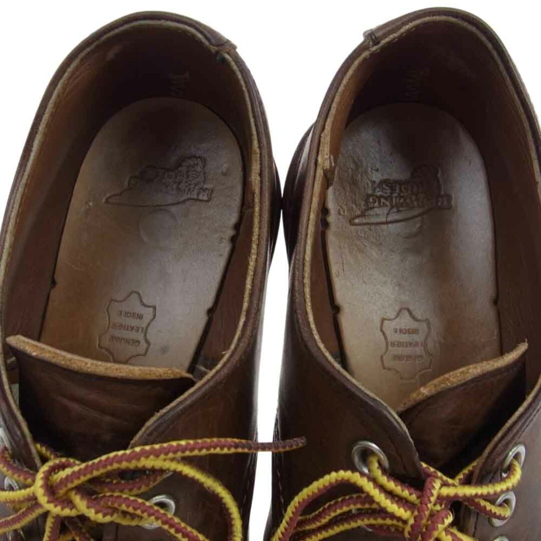 RED WING レッドウィング ブーツ 8109 Work Oxford ワークオックスフォード マホガニー シューズ ブラウン系 25.5cm