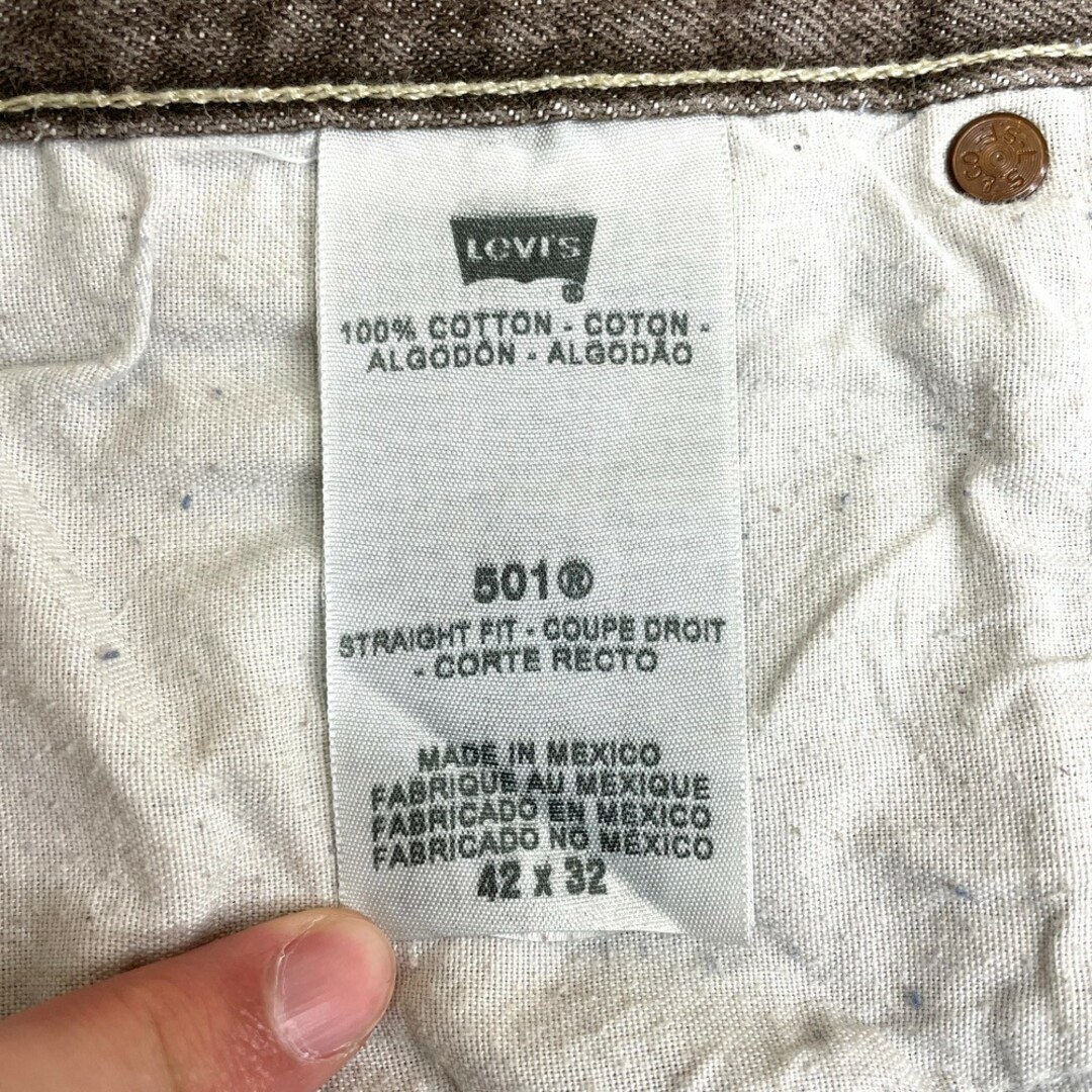 リーバイス Levi's 501XX デニム パンツ サイズ：W40 L29.5 ブラウン系 Levis  STRAIGHT FIT