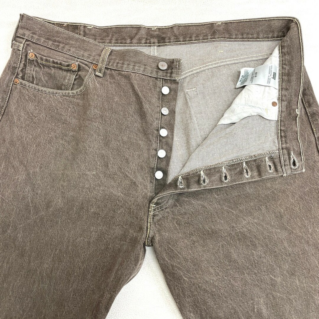 【中古】 リーバイス Levi's 501XX デニム パンツ サイズ：W40 L29.5 ブラウン系 Levis STRAIGHT FIT