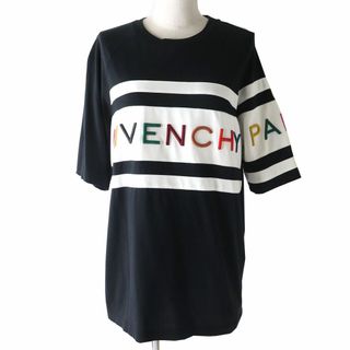 美品 GIVENCHY 半袖ロゴTシャツ ジバンシー ホワイト　ロゴ刺繍