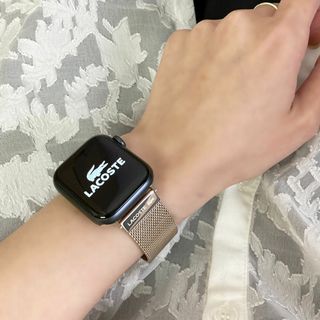 ラコステ LACOSTE アップルウォッチ 交換バンド 42mm44mm革