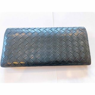 ボッテガヴェネタ(Bottega Veneta)の★BOTTEGA VENETA★ レザー長財布イントレチャート　ブラック(長財布)