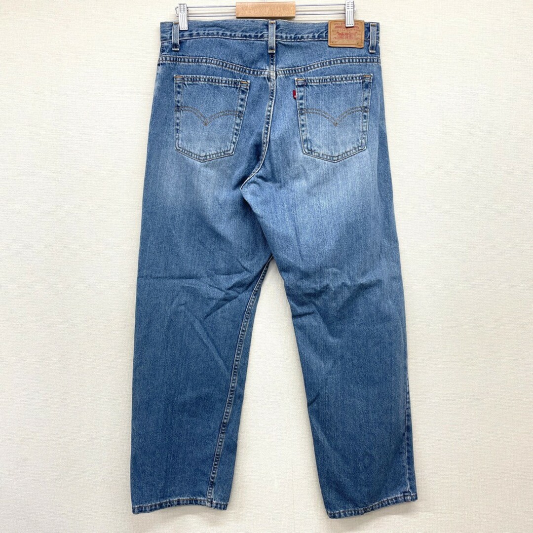 Levi's(リーバイス)の【中古】 リーバイス Levi's 577 デニム パンツ テーパード サイズ：W35 L32 インディゴ MADE IN U.S.A Levis  LOWER RISE LOOSE FIT メンズのスーツ(スラックス/スーツパンツ)の商品写真