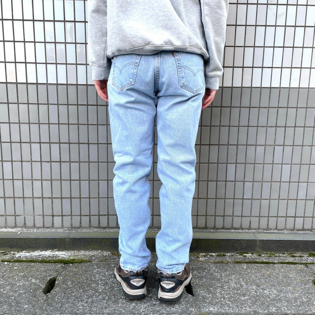 【中古】 90's リーバイス Levi's 505 デニム パンツ テーパード サイズ：W34 L31 インディゴ MADE IN U.S.A  Levis STRAIGHT LEG REGULAR FIT