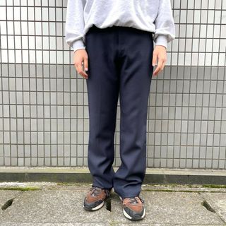 ラングラー(Wrangler)のラングラー Wrangler スラックス パンツ ランチャードレスジーンズ サイズ：W35 L34 ネイビー MADE IN U.S.A古着 【中古】REGULAR FIT(スラックス/スーツパンツ)