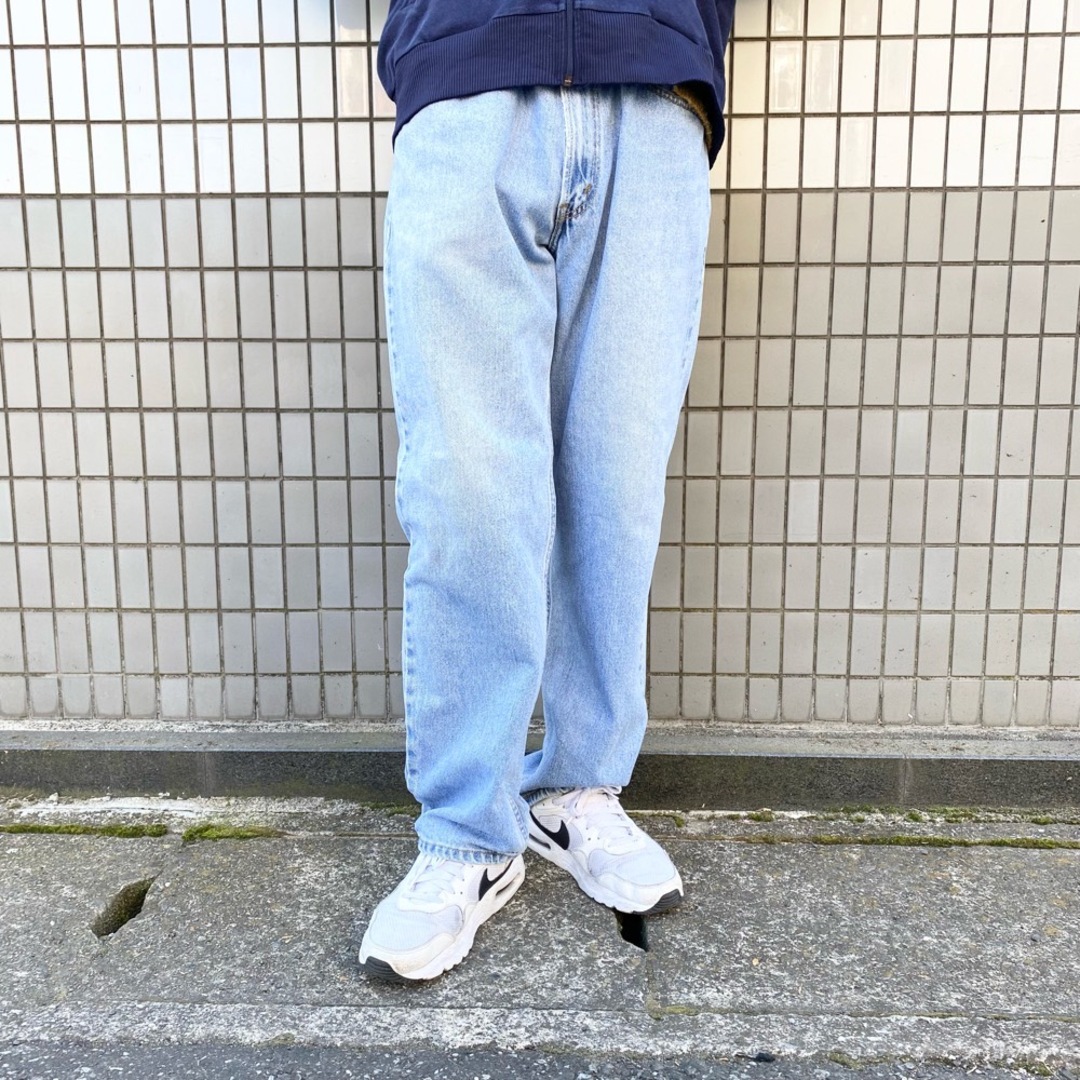 【中古】リーバイス Levi's 550 デニム パンツ テーパード RELAXED FIT サイズ：W34 L29 ライトブルー Levis |  フリマアプリ ラクマ