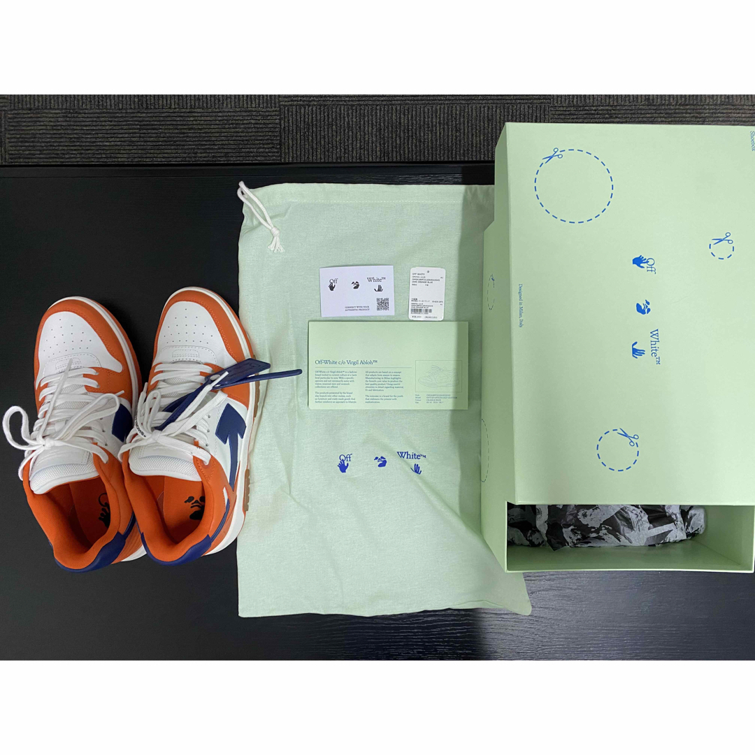 OFF-WHITE(オフホワイト)の【GW限定】OFF WHITE   orange/Blue 41 メンズの靴/シューズ(スニーカー)の商品写真