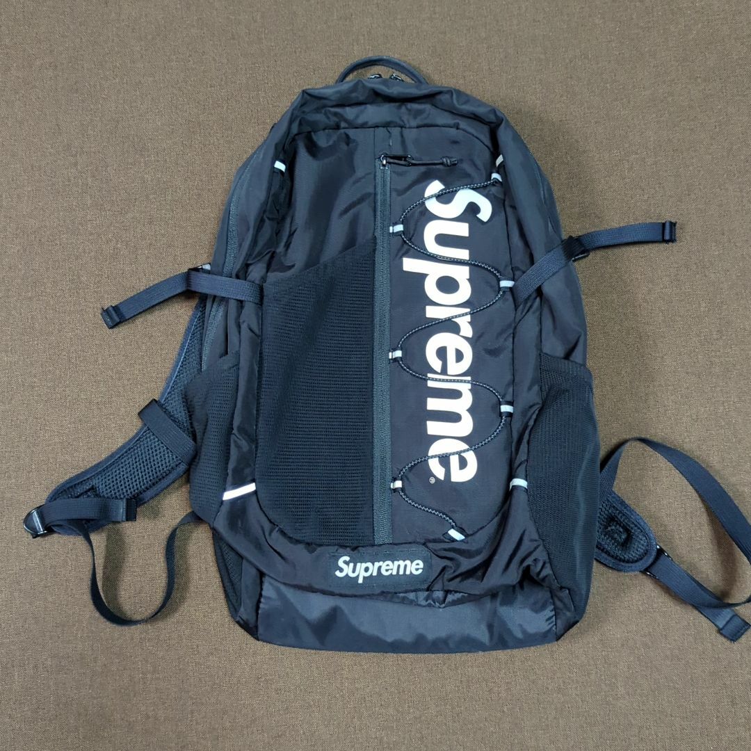 Supreme 17SS Backpack ブラックメンズ