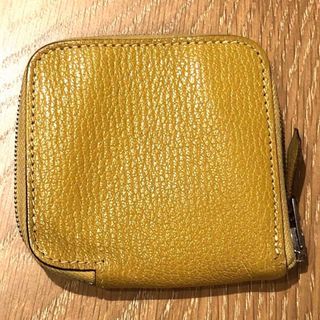 エルメス(Hermes)のHERMES コインケース オールレザー L刻 マスタードイエロー(コインケース)