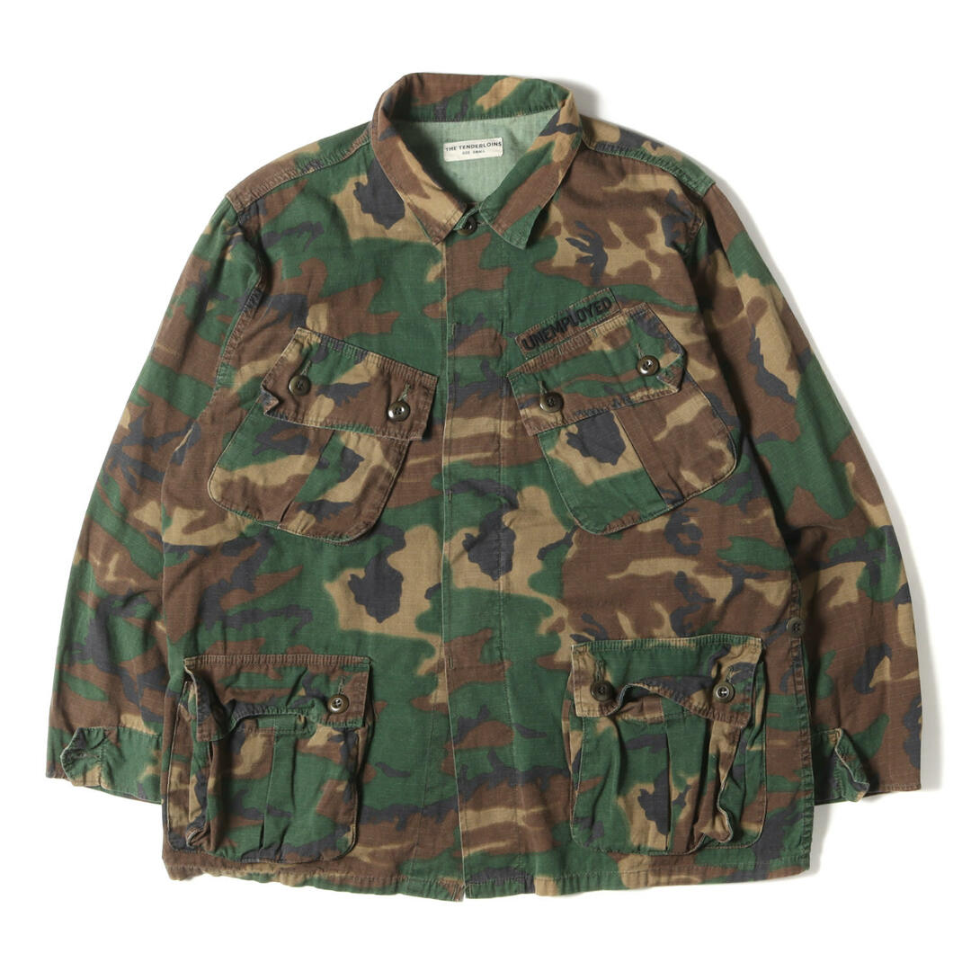 TENDERLOIN テンダーロイン ジャケット サイズ：S ブラウンリーフカモ ジャングル ファティーグ アーミージャケット T-ARMY JKT JF 16AW カモ コットン アウター ブランド カジュアル【メンズ】