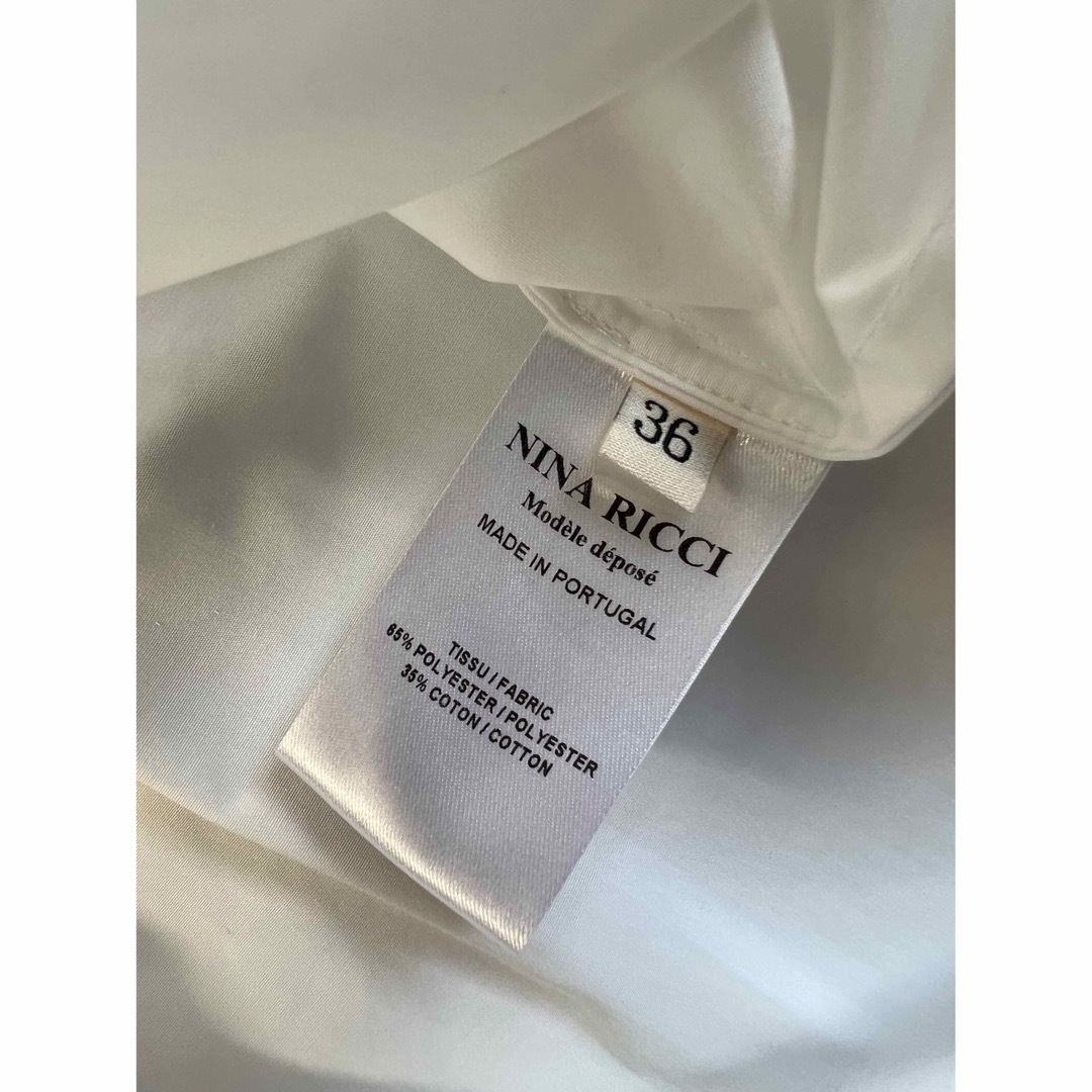 NINA RICCI(ニナリッチ)のNINA RICCI ニナリッチ ロゴ シャツ レディースのトップス(シャツ/ブラウス(長袖/七分))の商品写真