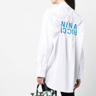 ニナリッチ(NINA RICCI)のNINA RICCI ニナリッチ ロゴ シャツ(シャツ/ブラウス(長袖/七分))