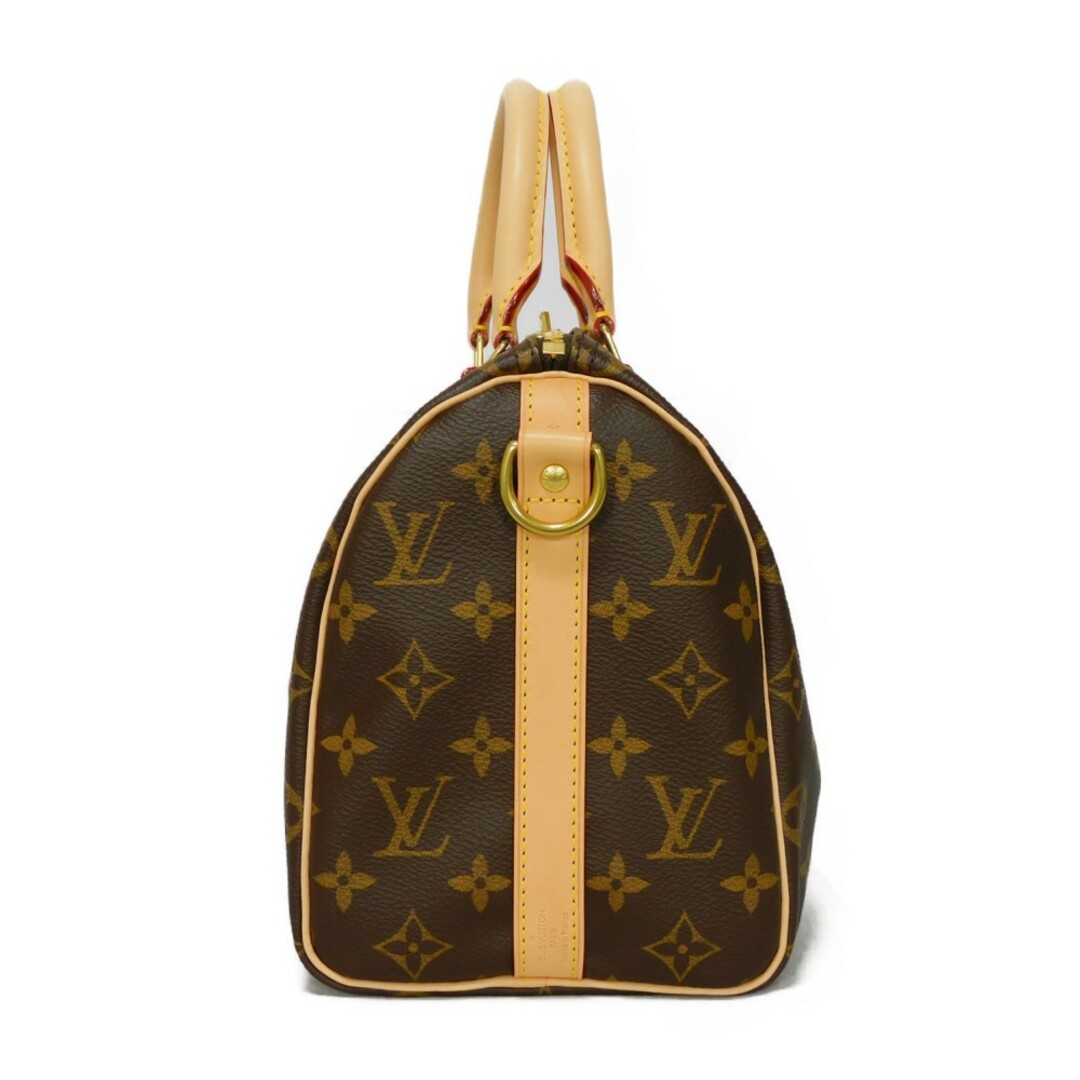 LOUIS VUITTON ルイ・ヴィトン スピーディ バンドリエール 25 フラワー LVロゴ 新型 ミニ ボストンバッグ 2WAY  ショルダーバッグ ブラウン モノグラム ハンドバッグ M41113