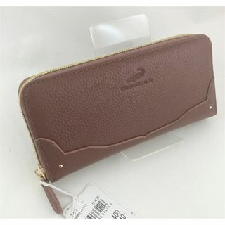 クロコダイル(Crocodile)の◇未使用 CROCODILE クロコダイル レザー 長財布 ラウンドファスナー(長財布)