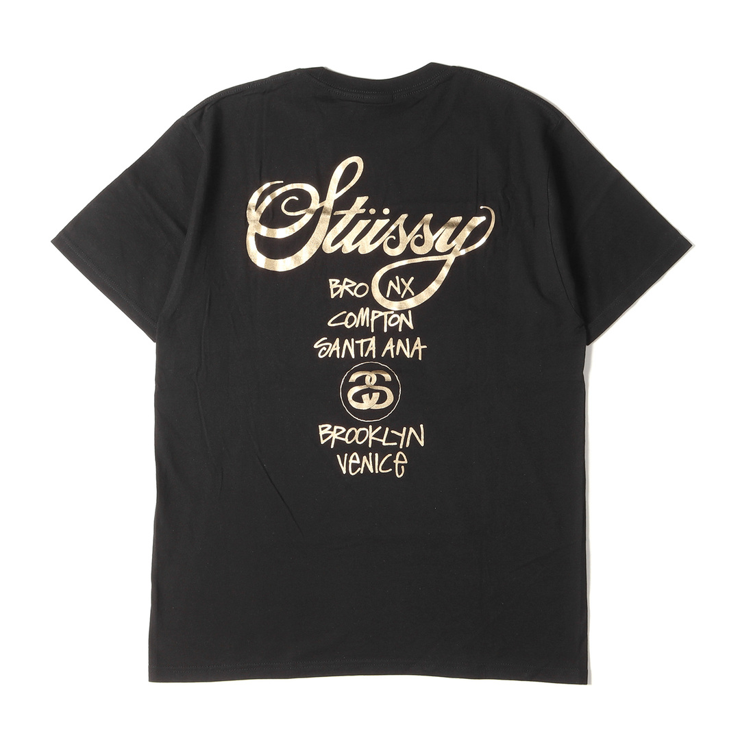 STUSSY - STUSSY ステューシー Tシャツ サイズ：M ホイルプリント