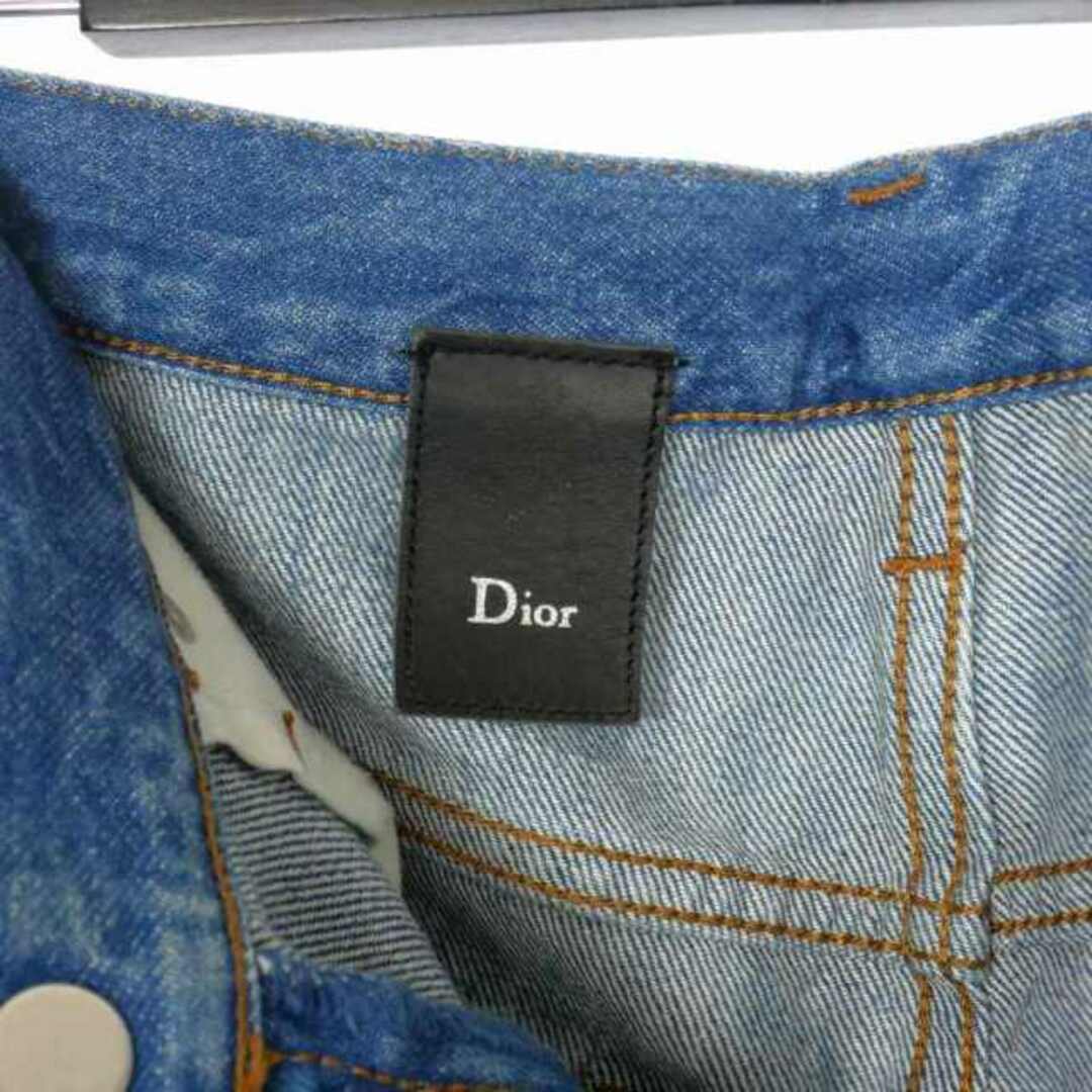 DIOR HOMME - ディオールオム ダスト加工 スキニー デニム パンツ