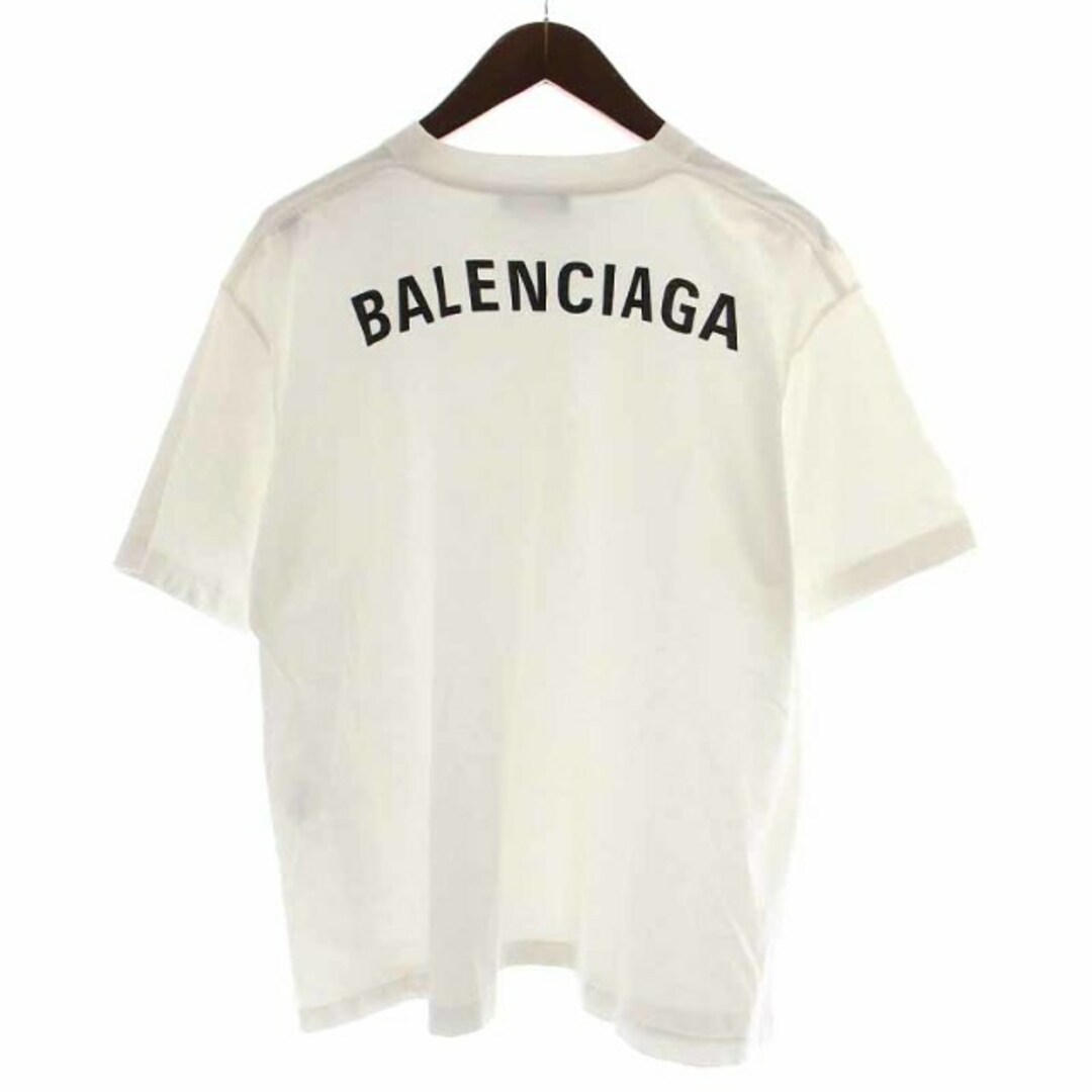 BALENCIAGA 18年製 Tシャツ カットソー バックロゴ 半袖 XS 白