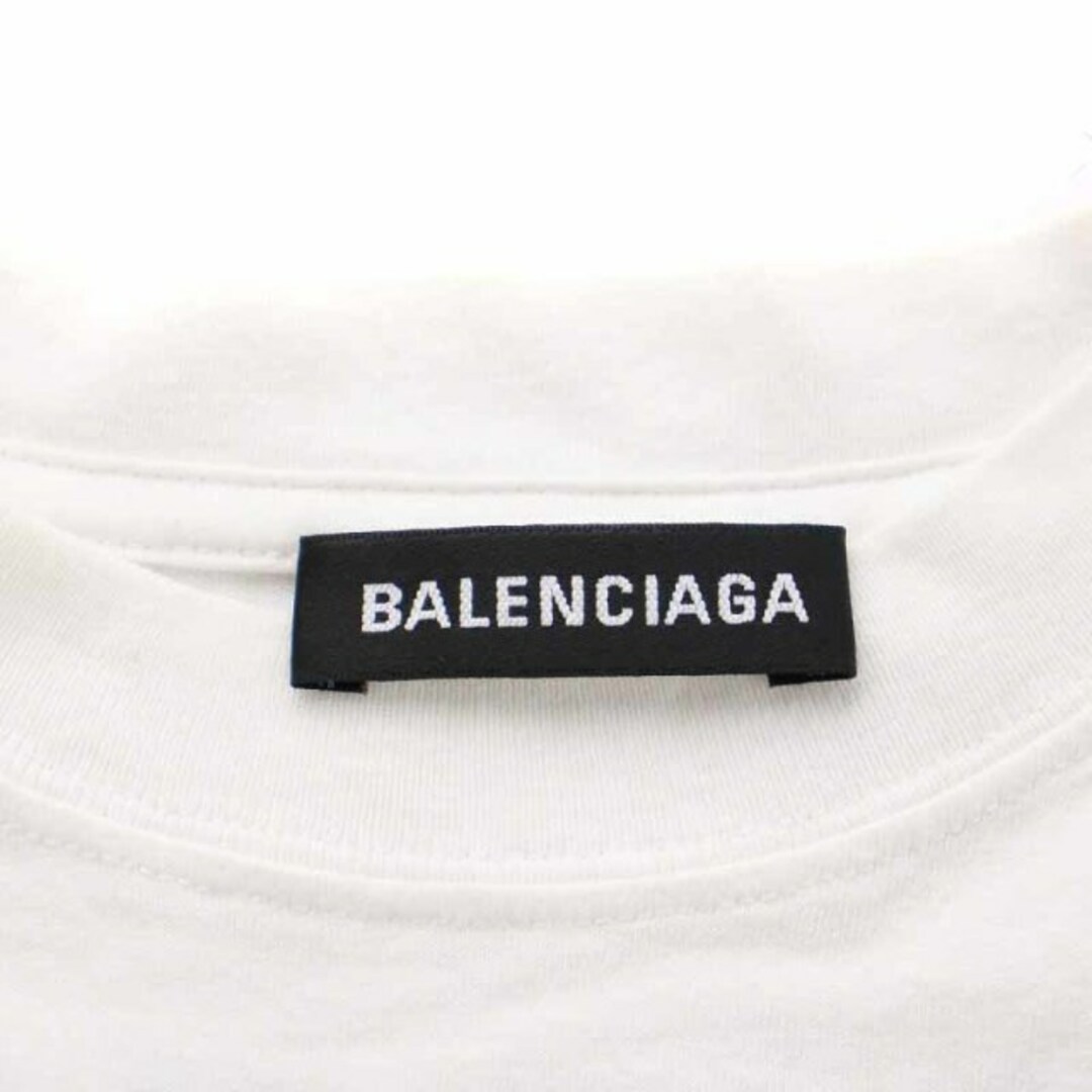 BALENCIAGA 18年製 Tシャツ カットソー バックロゴ 半袖 XS 白