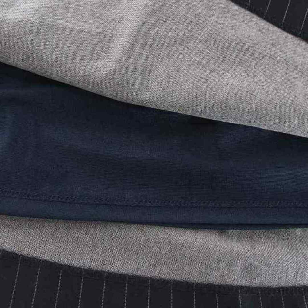 MACKINTOSH PHILOSOPHY(マッキントッシュフィロソフィー)のマッキントッシュフィロソフィー フレアスカート ひざ丈 ストライプ 36 S 黒 レディースのスカート(ひざ丈スカート)の商品写真
