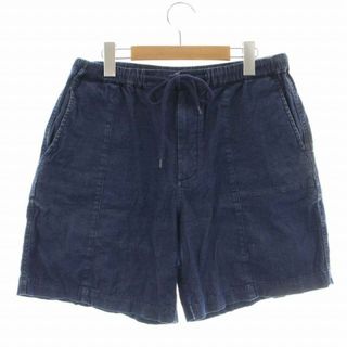 ビームス(BEAMS)のBEAMS ショートパンツ ハーフパンツ イージーパンツ デニムパンツ M 紺(ショートパンツ)