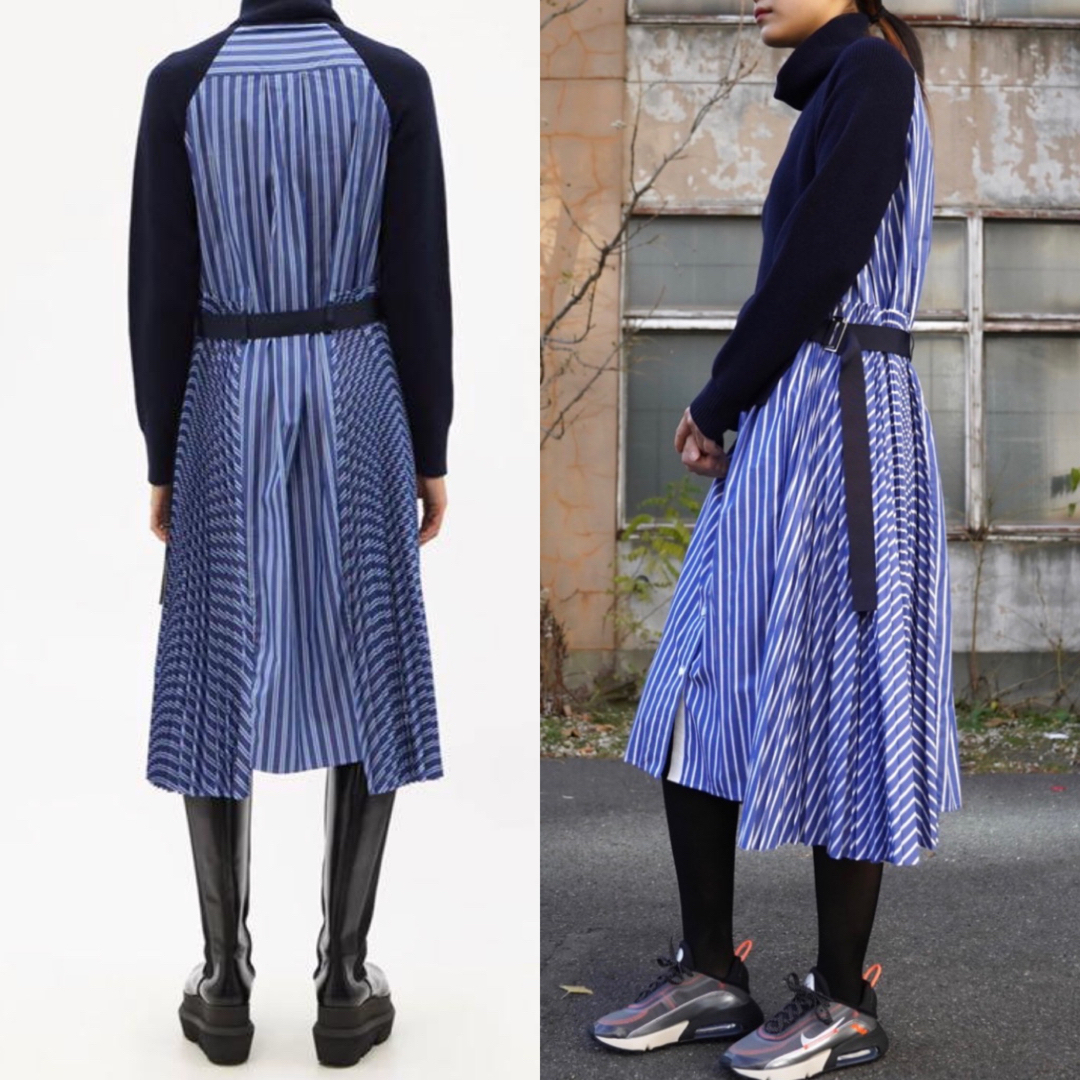 Sacai(サカイ) Wool Knit Dress レディース ワンピース