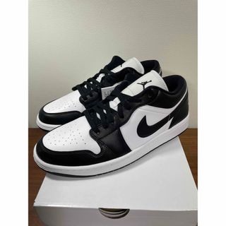 ナイキ(NIKE)のWMNS Air Jordan 1 Low White/Black 28.5(スニーカー)