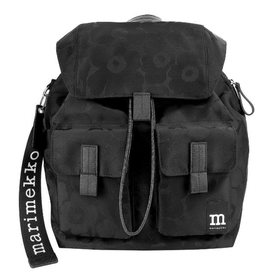 約640gBLACK本体新品 マリメッコ Marimekko リュックサック ウニッコ EVERYTHING BACKPACK L  ブラック