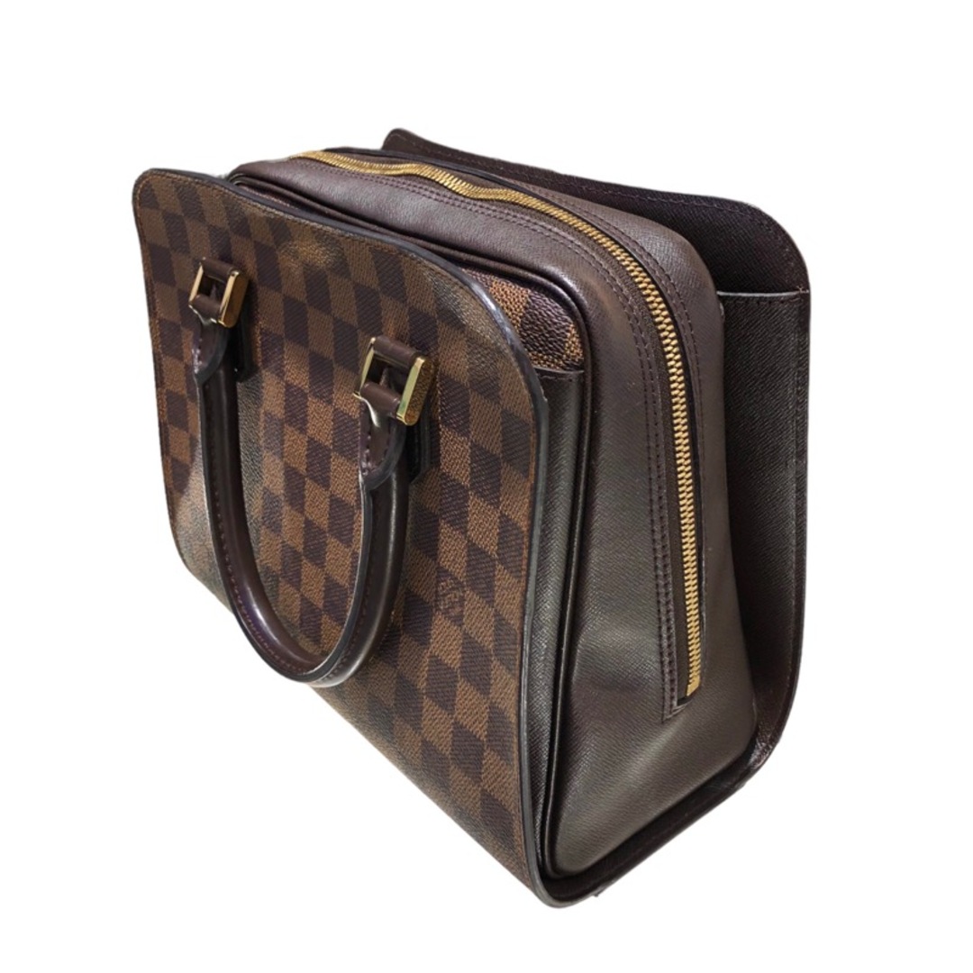 LOUIS VUITTON ルイ・ヴィトン ダミエ トリアナ ハンドバッグ エベヌ N51155 レディース【質屋】