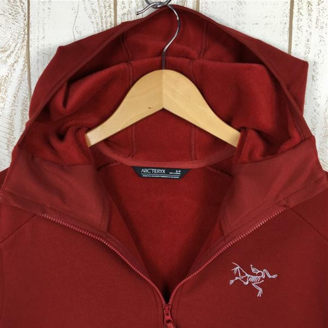 MENs S アークテリクス カイヤナイト AR フーディ Kyanite AR Hoody フリース ジャケット ポーラテック パワーストレッチプロ  ARCTERYX   Bordeaux レッド系