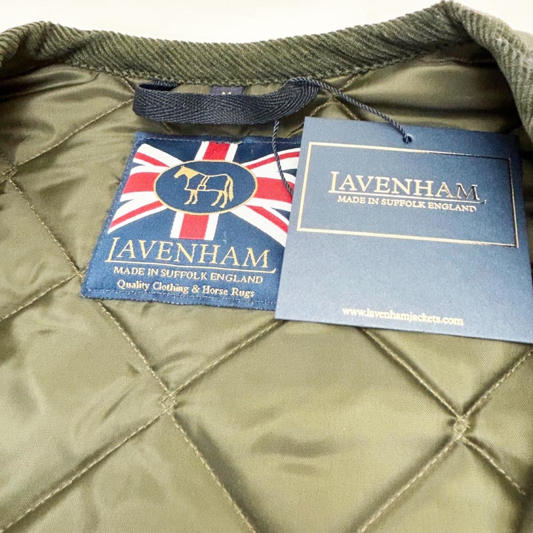 LAVENHAM - 新品 ラベンハム メンズ ベスト THORNHAM MENS カーキ L