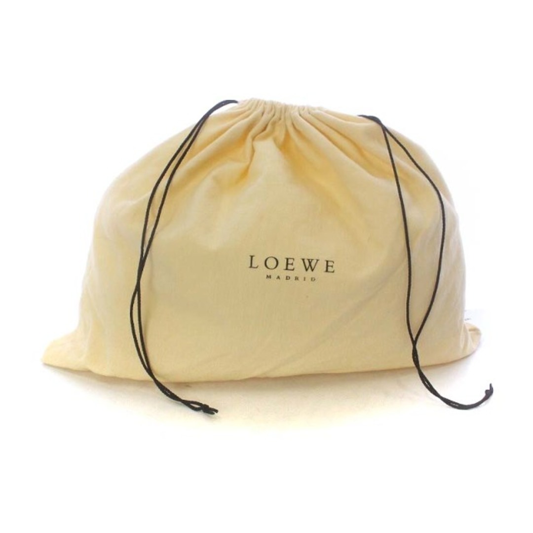 LOEWE(ロエベ)のロエベ トートバッグ ハンドバッグ リアルファー レザー 茶色 レディースのバッグ(トートバッグ)の商品写真