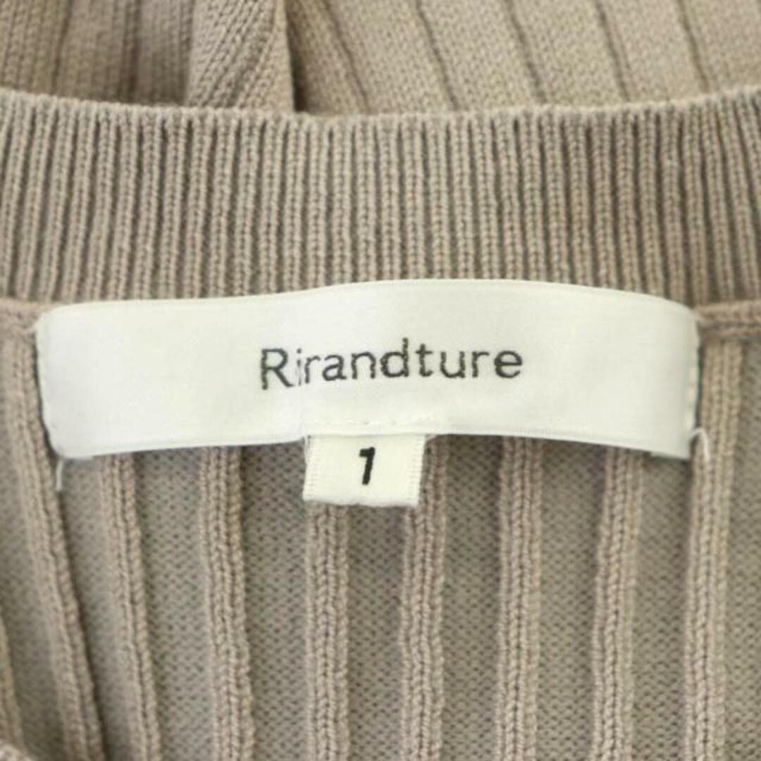 Rirandture(リランドチュール)のリランドチュール 23SSシアーシャツニットワンピース 二点セット レディースのトップス(シャツ/ブラウス(長袖/七分))の商品写真