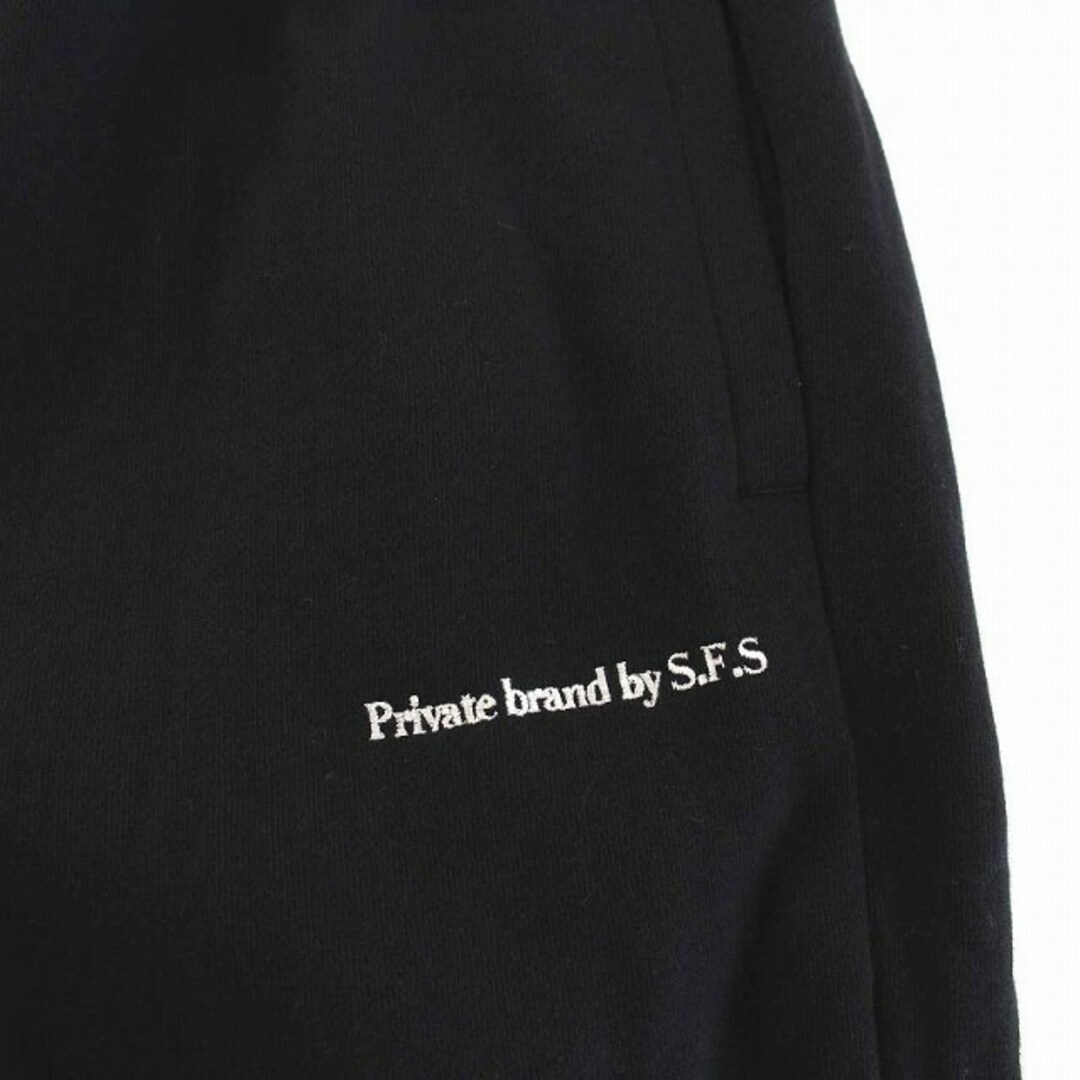 Private brand by S.F.S スウェットパンツ F 黒 ブラック - スラックス