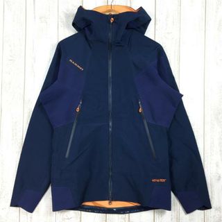 マムート(Mammut)のMENs M  マムート ノードヴァンド ハードシェル フレックス フーデッド ジャケット Nordwand HS Flex Hooded Jacket アイガーエクストリーム シリーズ ゴアテックス フーディ ストレッチ MAMMUT 1010-26500 ネイビー系(その他)