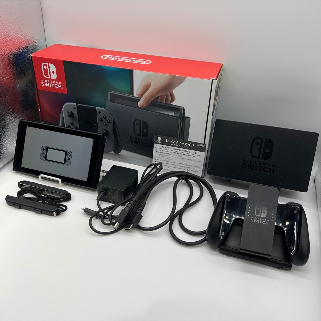 ほぼ完品  本体 旧型 スイッチ 動作品 任天堂