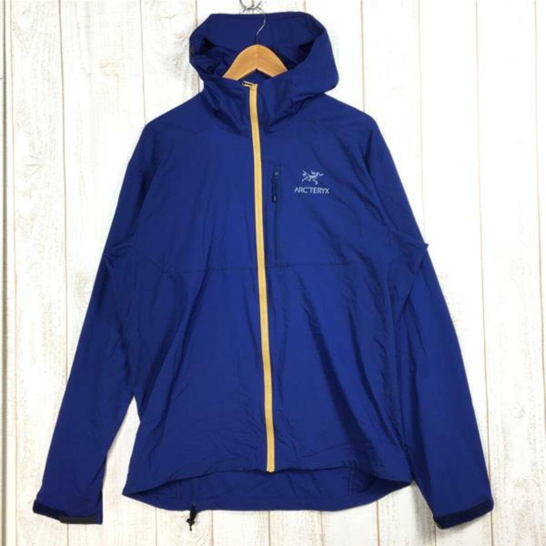 MENs L アークテリクス スコーミッシュ フーディ Squamish Hoody ソフトシェル ウィンドシェル ジャケット ARCTERYX  13647 ネイビー系 | フリマアプリ ラクマ