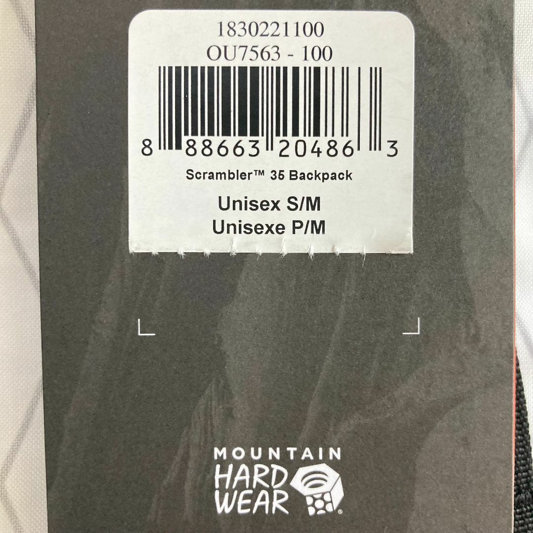 MOUNTAIN HARDWEAR(マウンテンハードウェア)のマウンテンハードウェア スクランブラー35 バックパック SMサイズ ホワイト スポーツ/アウトドアのアウトドア(登山用品)の商品写真