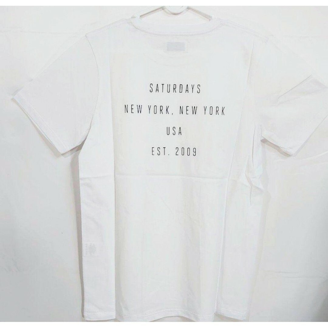 【XS】サタデーズニューヨークシティ 半袖Tシャツ Chest 白 サタデーズ Tシャツ ホワイト XS 新品未使用