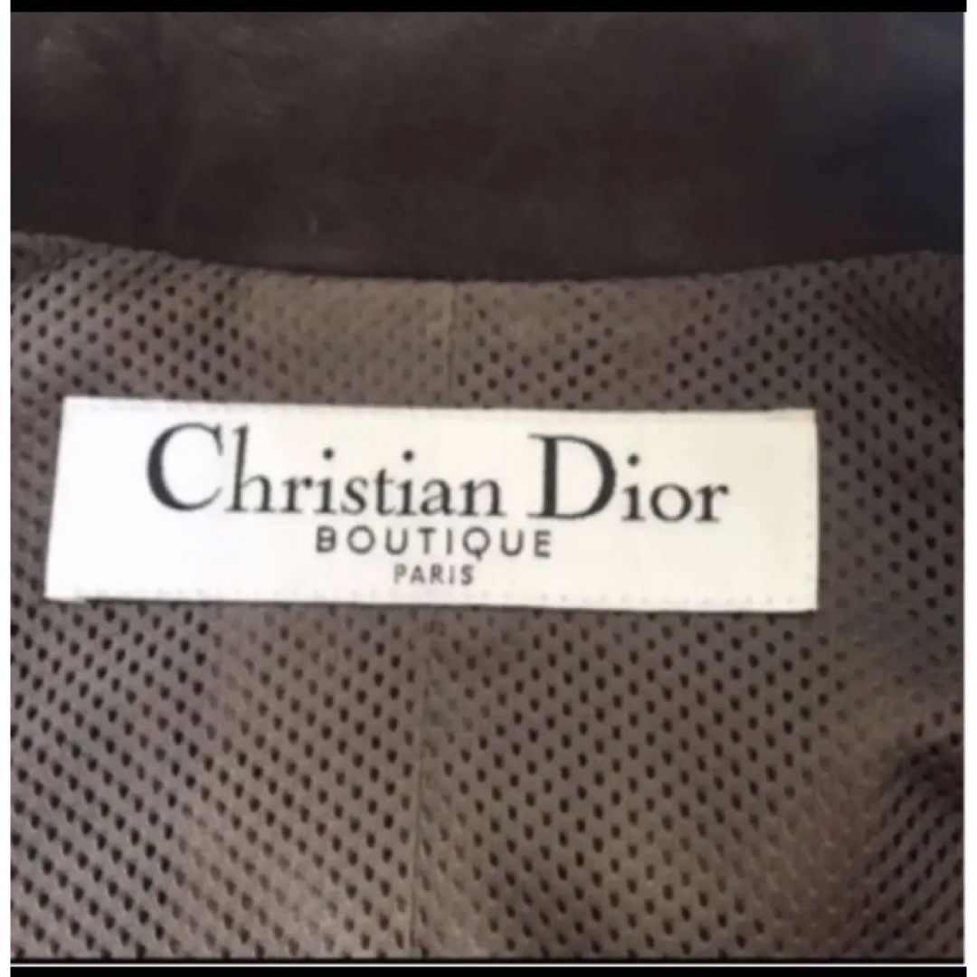 Christian Dior(クリスチャンディオール)のクリスチャンディオールレザージャケット レディースのジャケット/アウター(テーラードジャケット)の商品写真