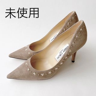 JIMMY CHOO スタッズ パンプス 黒 37.5 新品