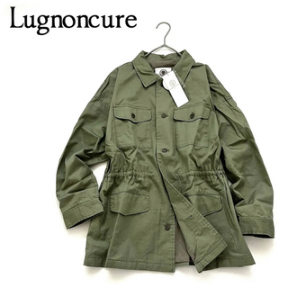 ルノンキュール(Lugnoncure)の新品✨Lugnoncure オーガニックコットン サファリ ジャケット タグ付(ミリタリージャケット)