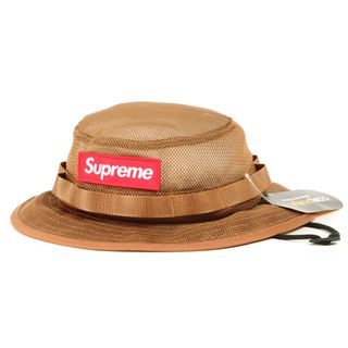 シュプリーム(Supreme)のSupreme シュプリーム ハット サイズ:M/L 23SS ボックスロゴ コーデュラ メッシュ ブーニーハット Mesh Cordura Boonie サンド box logo 帽子 【メンズ】(ハット)