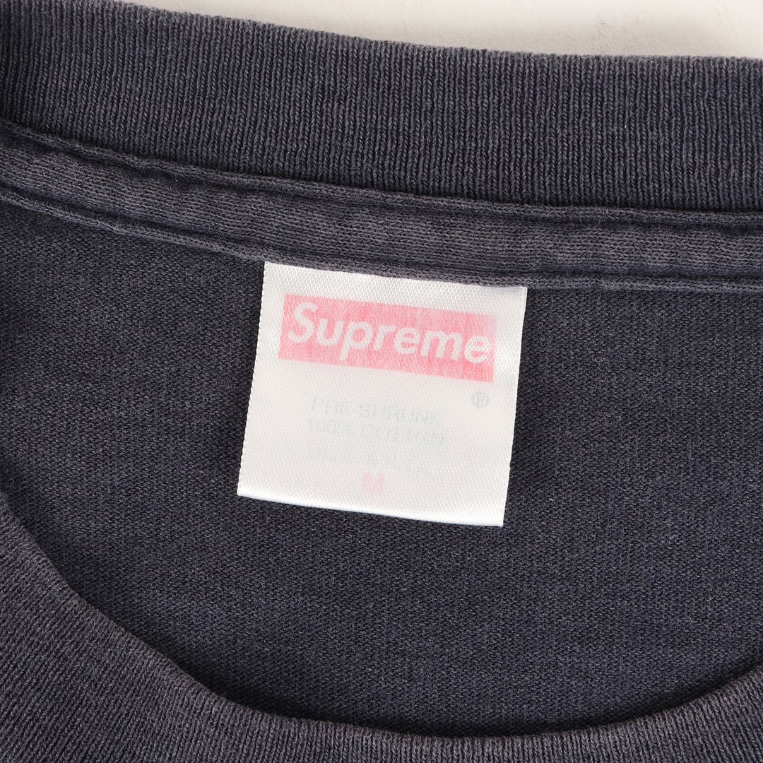 Supreme シュプリーム Tシャツ サイズ:M 初期モデル ボックスロゴ クルーネック 半袖 Tシャツ Box Logo Tee 00s ネイビー 紺 トップス カットソー 【メンズ】