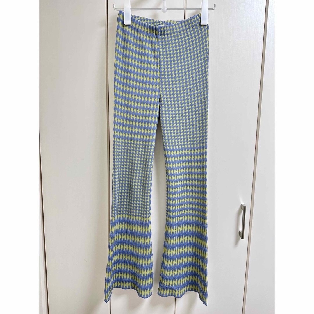 Mediam Diamond pattern Flare pants人気完売品